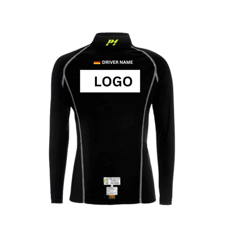 P1 FIA Elite Slim Fit inkl. Namen und Logos einseitiger Druck