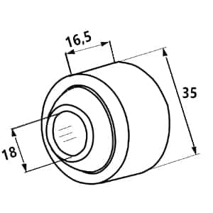 Radial Gelenklager - GE 18