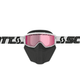 SCOTT Primal Vollmaske inkl. Works Roll off Kit und verchromten Glas deiner Wahl