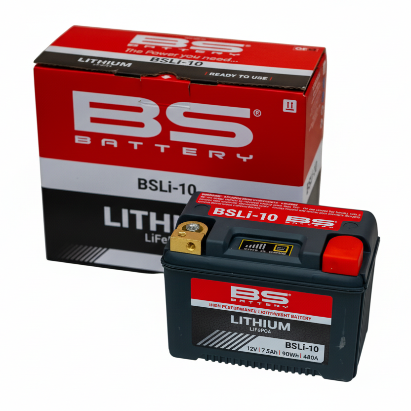 batterie vor weissem hintergrund