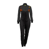 p1 mid-diva damen-rennanzug fia 8856-2018 black anthracite orange
