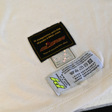 LTEC FIA Top Weiß - FIA 8856-2000 Silbernes Hologram Gr. L Women