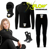 P1 X-Flow Slimfit Set - FIA 8856-2018 Unterwäsche schwarz