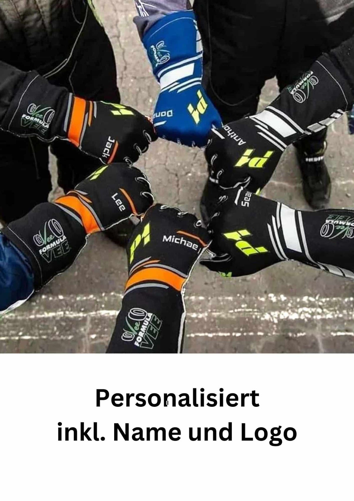 P1 FIA Handschuhe Speed inkl. Namen und Logo